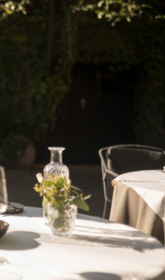 Essen und Weinbegleitung mit Freunden in Südtirol