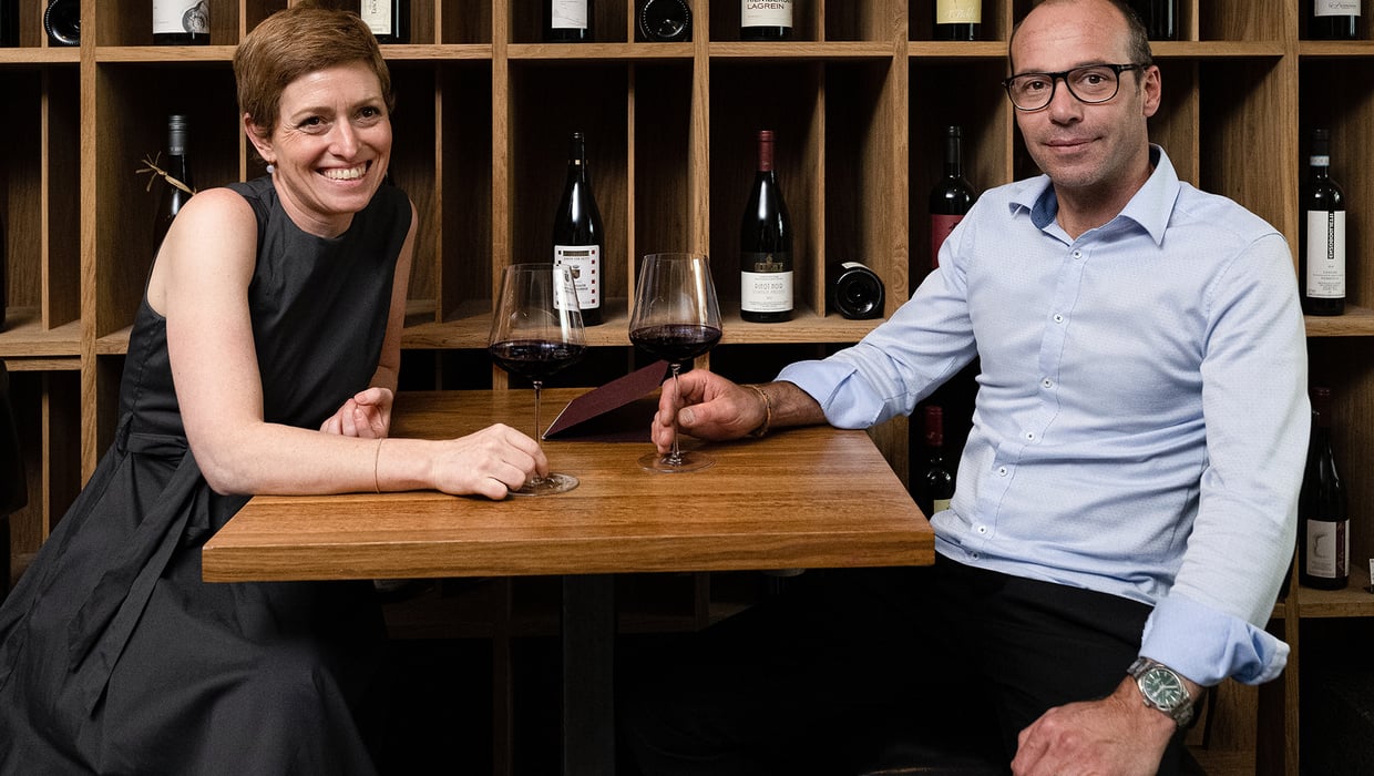 Die Gastgeber vom Restaurant Vinzenz zum feinen Wein